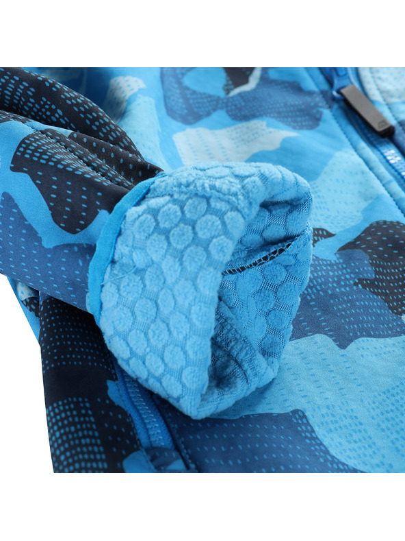 ALPINE PRO Dječja softshell jakna s membranom ALPINE PRO EZORO blue jewel varijanta pa
