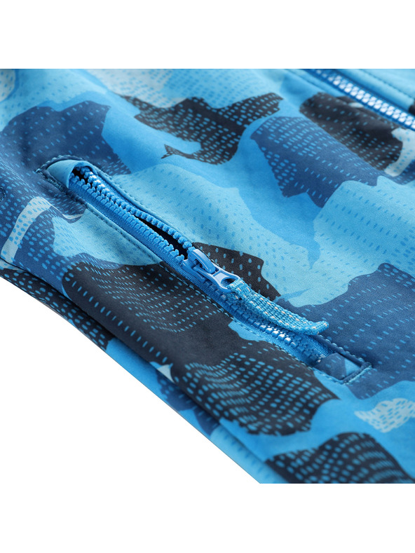ALPINE PRO Dječja softshell jakna s membranom ALPINE PRO EZORO blue jewel varijanta pa