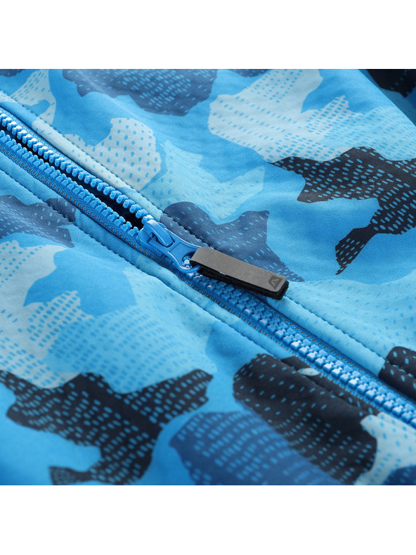 ALPINE PRO Dječja softshell jakna s membranom ALPINE PRO EZORO blue jewel varijanta pa