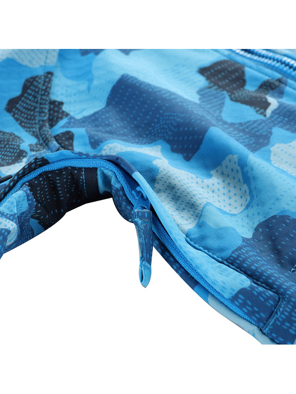 ALPINE PRO Dječja softshell jakna s membranom ALPINE PRO EZORO blue jewel varijanta pa