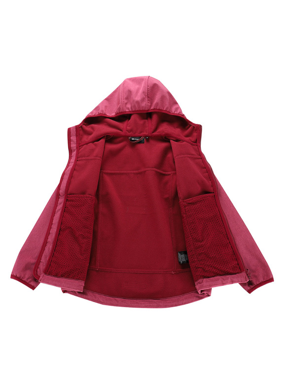 ALPINE PRO Dječja softshell jakna s membranom ALPINE PRO OMANO 2 raspberry