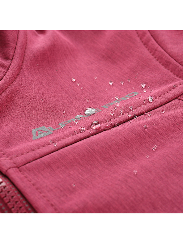 ALPINE PRO Dječja softshell jakna s membranom ALPINE PRO OMANO 2 raspberry