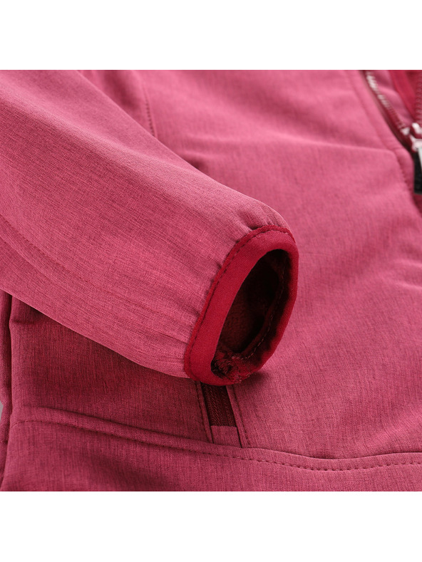 ALPINE PRO Dječja softshell jakna s membranom ALPINE PRO OMANO 2 raspberry
