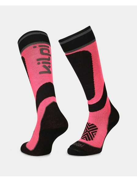 Kilpi Dječje skijaške čarape Kilpi ANXO-J Ružičasta