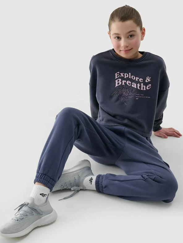 4F Djevojačka cropped majica 4F