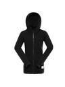 ALPINE PRO Dječja pamučna majica s kapuljačom ALPINE PRO LOKKO black
