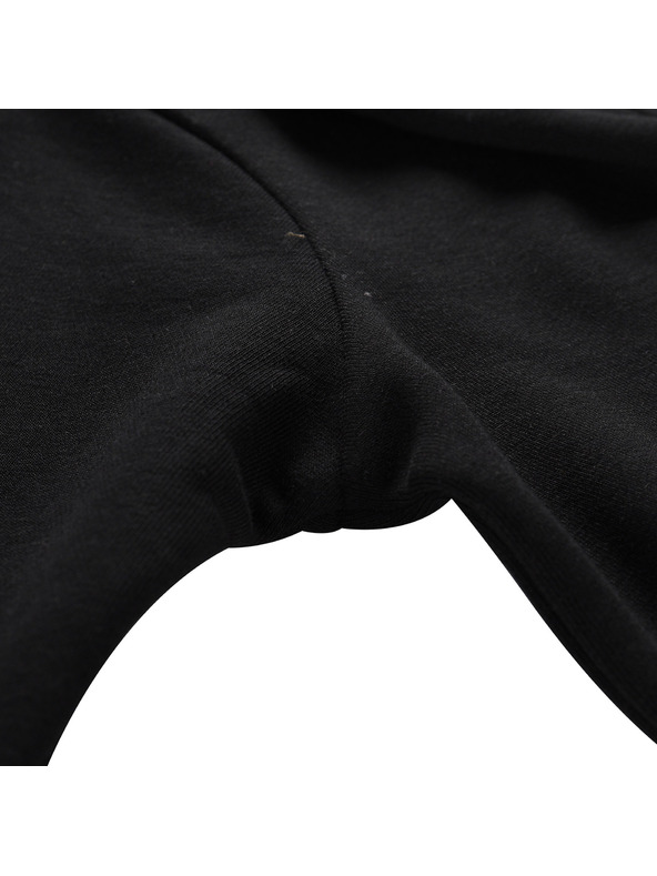 ALPINE PRO Dječja pamučna majica s kapuljačom ALPINE PRO LOKKO black