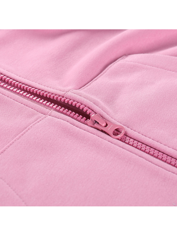 ALPINE PRO Dječja pamučna majica s kapuljačom ALPINE PRO LOKKO cyclamen