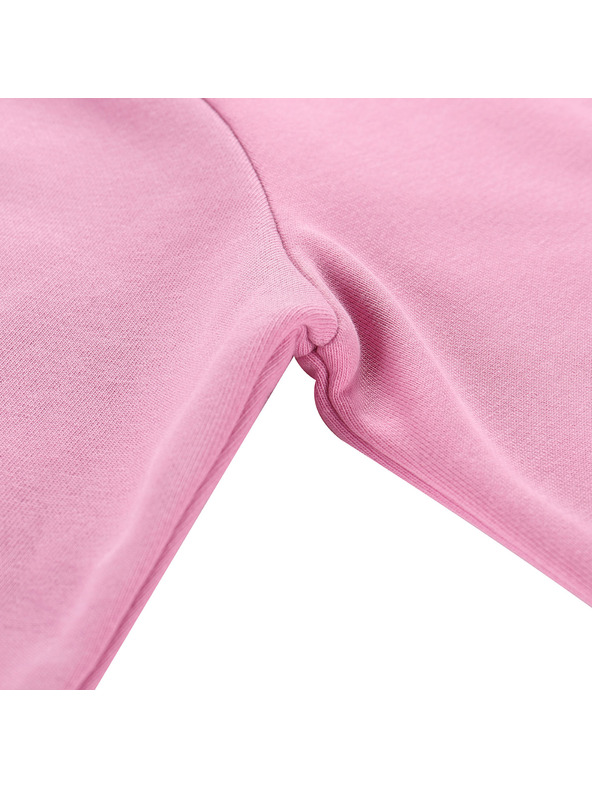 ALPINE PRO Dječja pamučna majica s kapuljačom ALPINE PRO LOKKO cyclamen