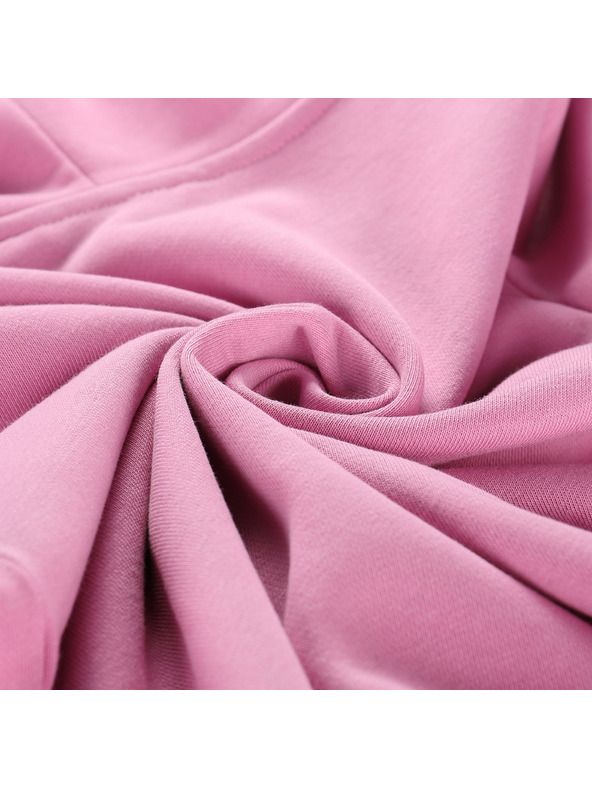 ALPINE PRO Dječja pamučna majica s kapuljačom ALPINE PRO LOKKO cyclamen