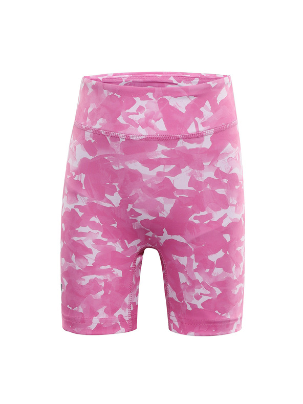 ALPINE PRO Dječje kratke brzo sušeće tajice ALPINE PRO ELO neon pink varijanta pb