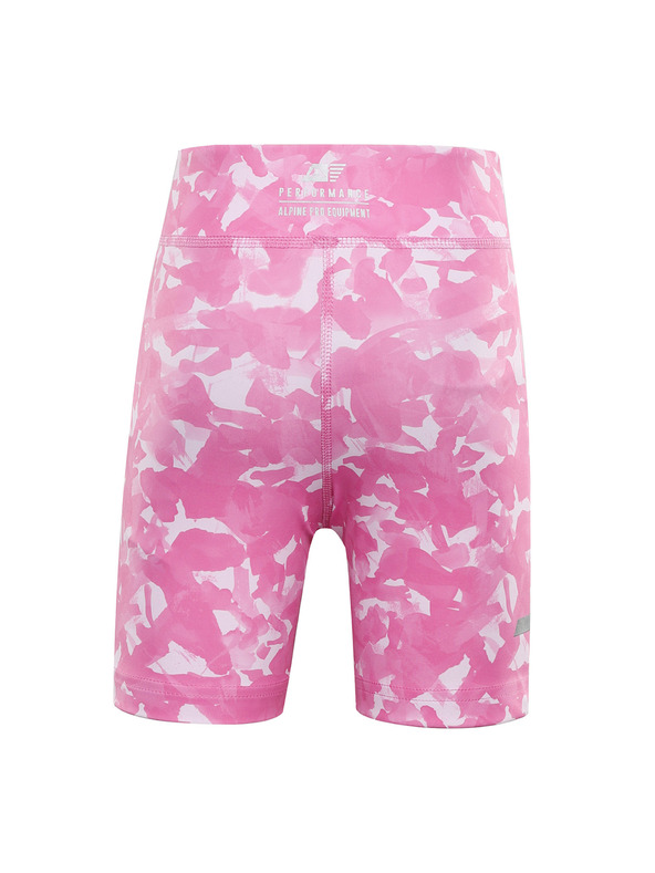 ALPINE PRO Dječje kratke brzo sušeće tajice ALPINE PRO ELO neon pink varijanta pb