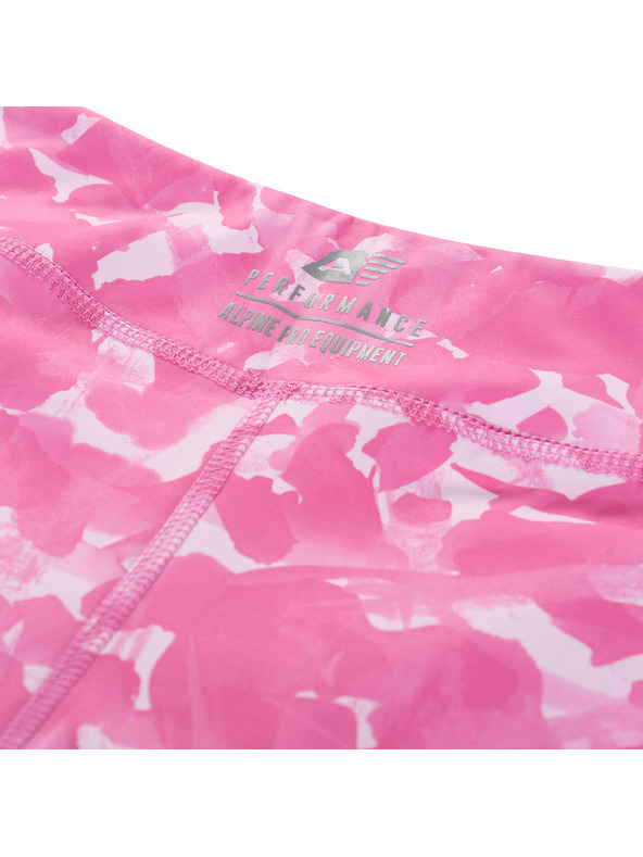 ALPINE PRO Dječje kratke brzo sušeće tajice ALPINE PRO ELO neon pink varijanta pb