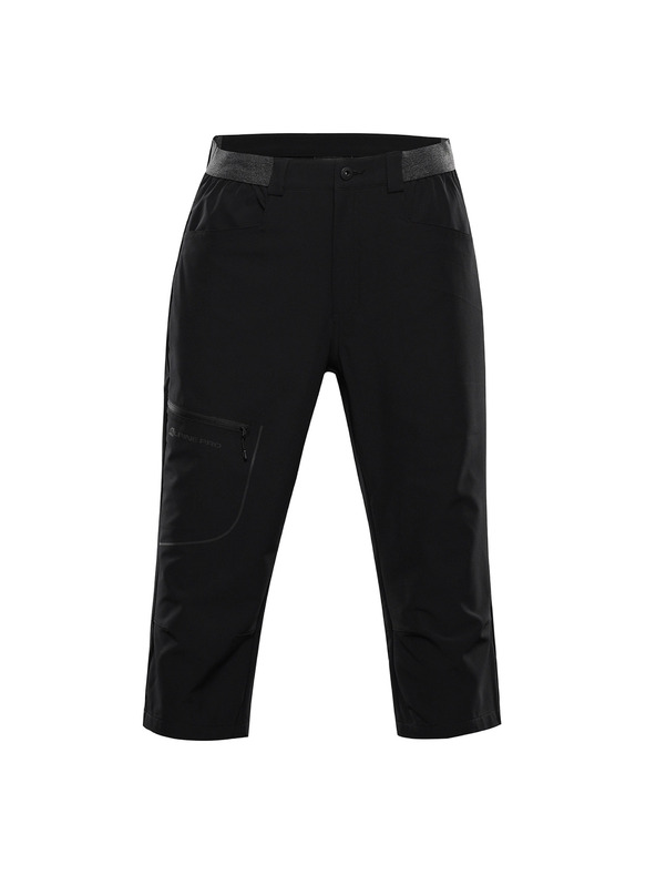 ALPINE PRO Muške softshell capri hlače ALPINE PRO WEDER 2 black