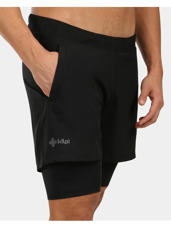 Kilpi Muške trkaće kratke hlače za udobnost i performanse Kilpi BRAGA-M Crna