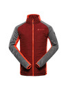 ALPINE PRO Muška dukserica s merino punjenjem ALPINE PRO JORW merlot
