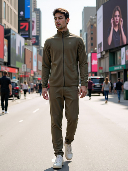 ALPINE PRO Muška flis dukserica ALPINE PRO SIUS 2 stone gray