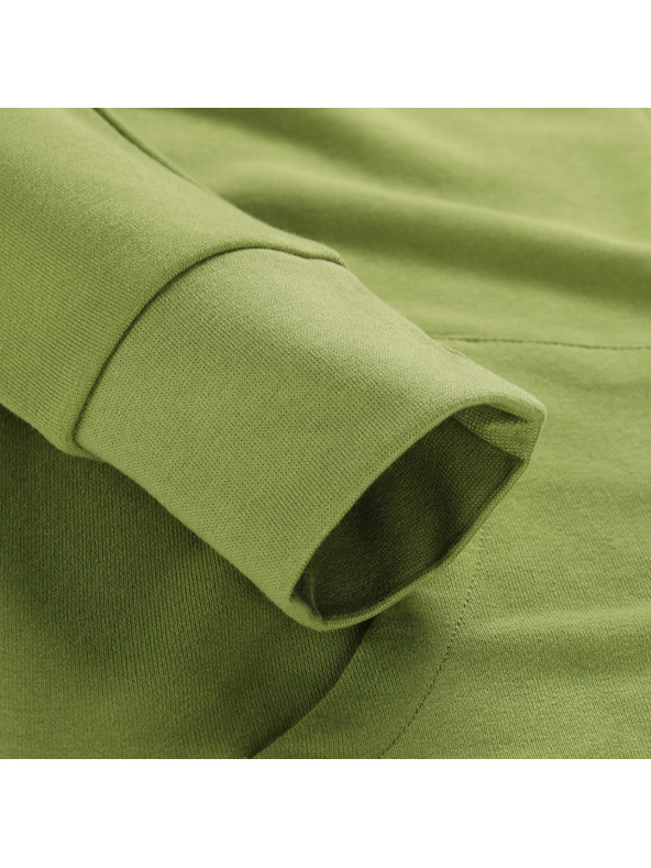 ALPINE PRO Muška pamučna dukserica s kapuljačom ALPINE PRO LOKK turtle green