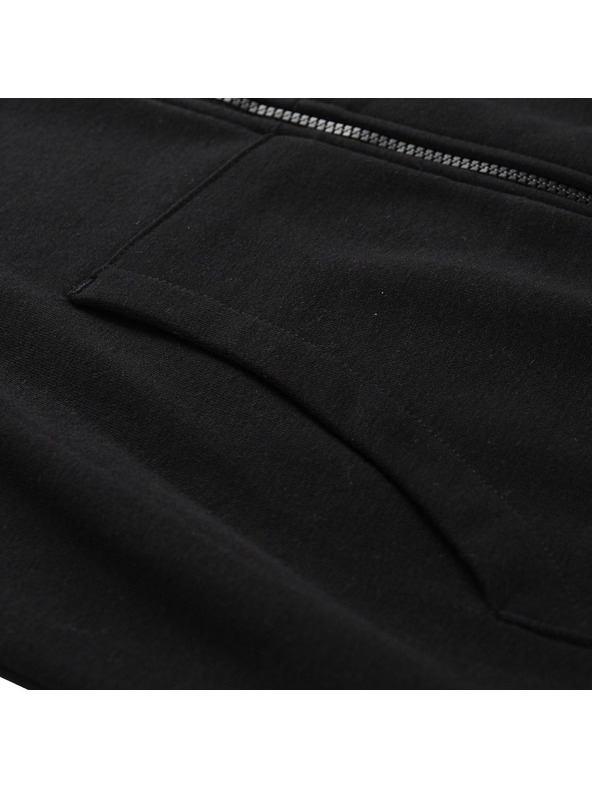 ALPINE PRO Muška pamučna dukserica s kapuljačom ALPINE PRO LOKK black