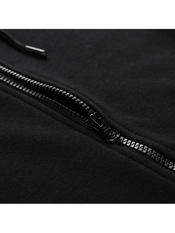 ALPINE PRO Muška pamučna dukserica s kapuljačom ALPINE PRO LOKK black