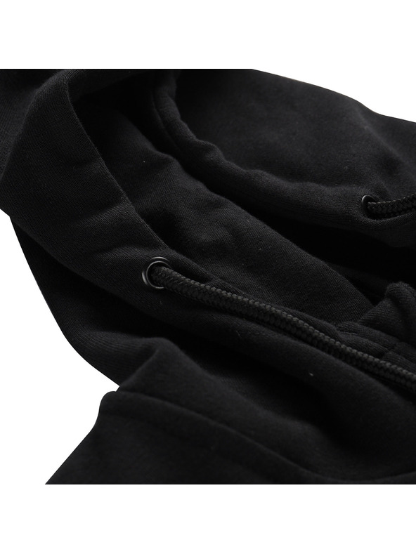 ALPINE PRO Muška pamučna dukserica s kapuljačom ALPINE PRO LOKK black