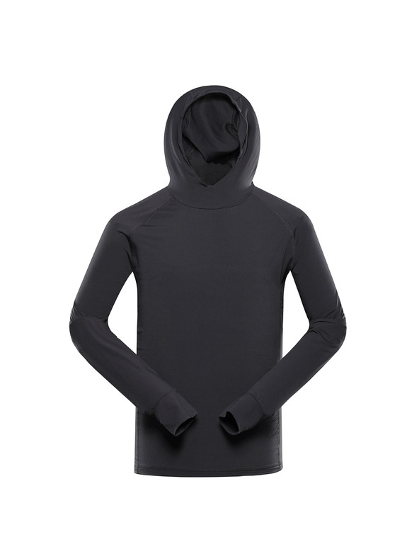 ALPINE PRO Muška funkcionalna dukserica s reflektirajućim elementima ALPINE PRO IZAR dk.true gray