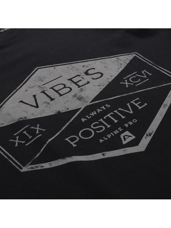 ALPINE PRO Muška pamučna majica ALPINE PRO SUMEK black varijanta pc