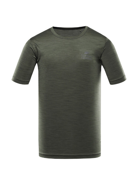ALPINE PRO Muška brzo sušeća majica s cool dry ALPINE PRO BASIK rifle green