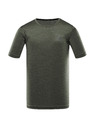 ALPINE PRO Muška brzo sušeća majica s cool dry ALPINE PRO BASIK rifle green