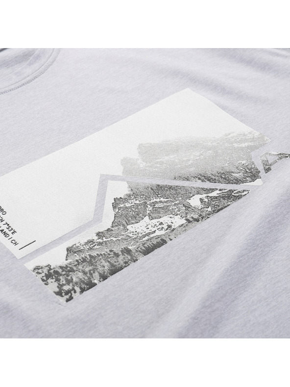 ALPINE PRO Muška melirana majica od recikliranog materijala ALPINE PRO GORAF 2 high rise varijanta pa