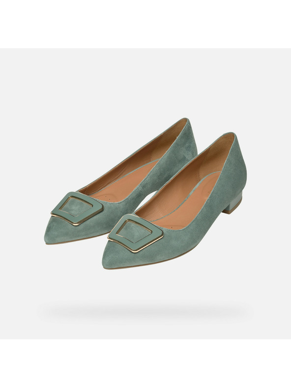 Geox Svijetlozelene ženske balerinke Geox Charyssa