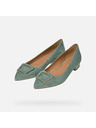Geox Svijetlozelene ženske balerinke Geox Charyssa