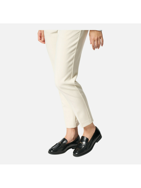 Geox Crne ženske mokasine Geox Cloridie