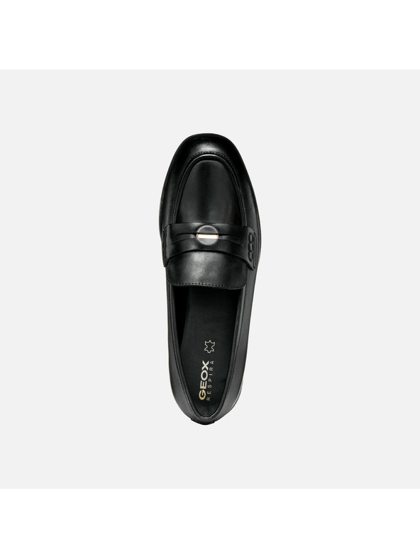 Geox Crne ženske mokasine Geox Cloridie