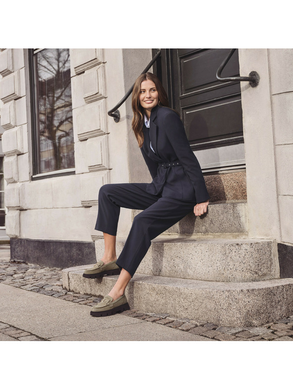 Geox Bež ženske mokasine Geox Vilde