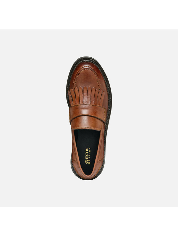 Geox Svijjetlosmeđe ženske mokasine Geox Serilda