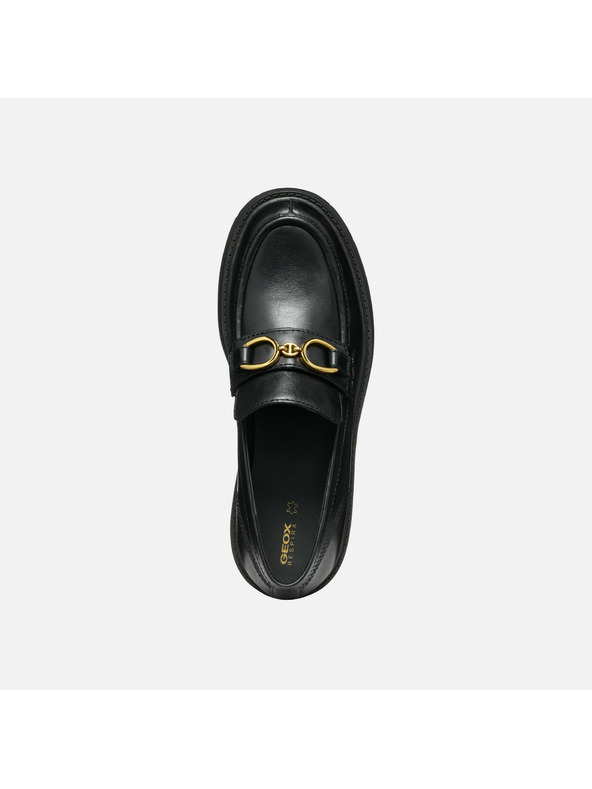 Geox Crne ženske mokasine Geox Spherica EC7