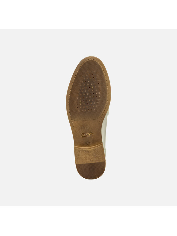 Geox Krem ženske mokasine Geox Prometya