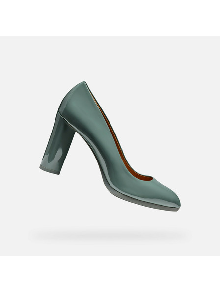 Geox Svijetlozelene ženske salonke Geox Walk Pleasure 90