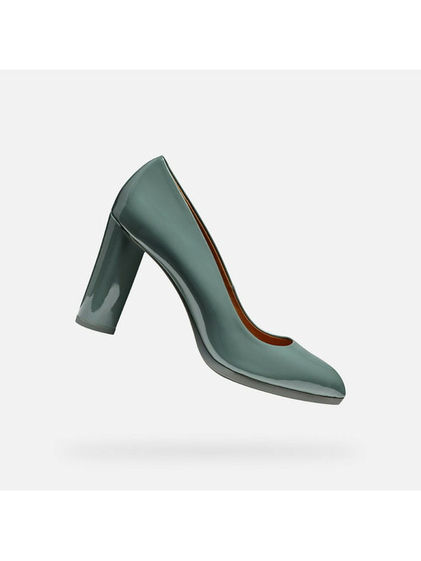 Geox Svijetlozelene ženske salonke Geox Walk Pleasure 90