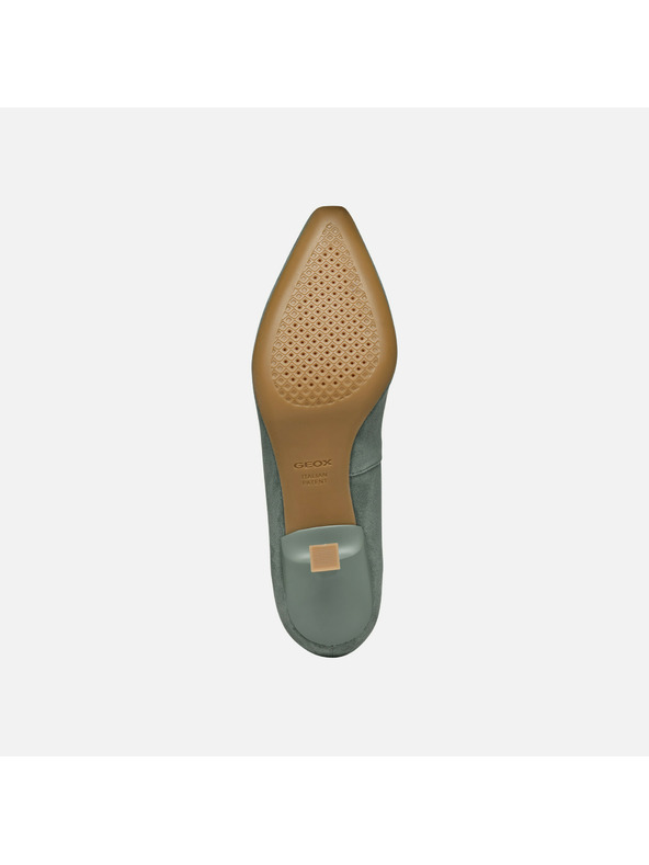 Geox Svijetlozelene ženske salonke Geox Giselda
