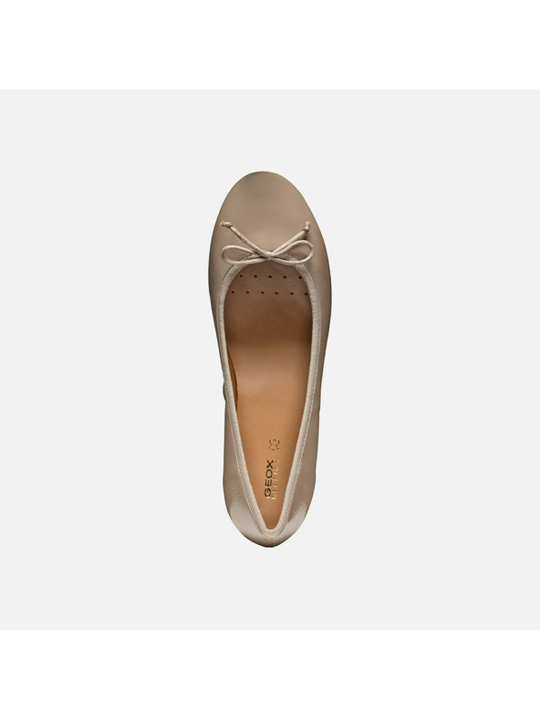 Geox Bež ženska obuća na petu Geox Floretia