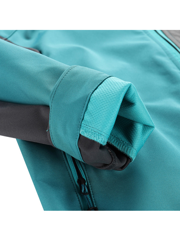 ALPINE PRO Ženska softshell jakna s DWR tretmanom ALPINE PRO ESPRITA 2 zeleni mulj