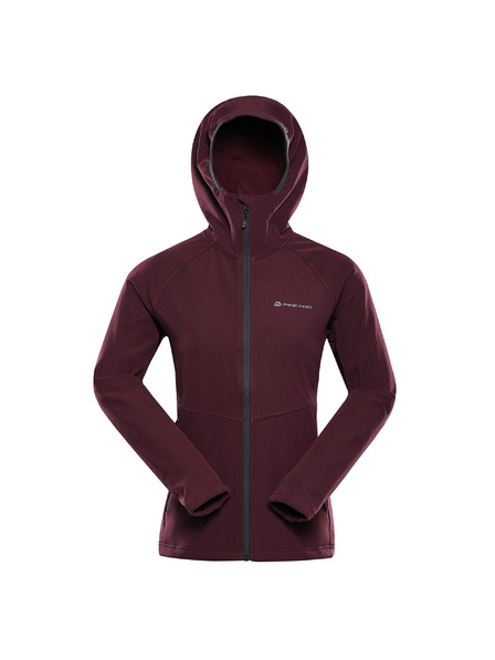 ALPINE PRO Ženska softshell jakna s DWR tretmanom ALPINE PRO ANUKA smokva