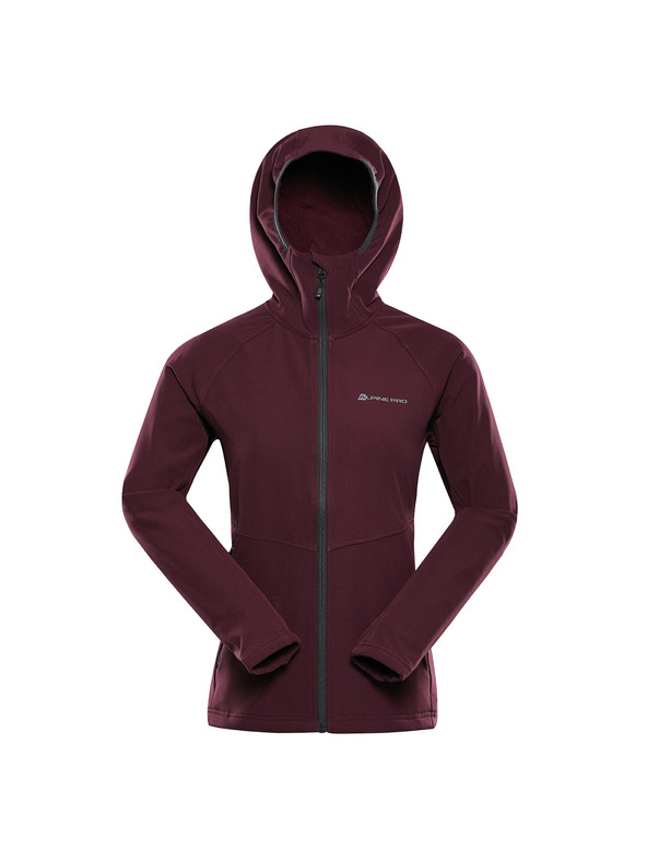 ALPINE PRO Ženska softshell jakna s DWR tretmanom ALPINE PRO ANUKA smokva