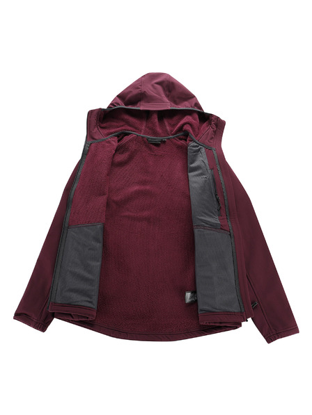 ALPINE PRO Ženska softshell jakna s DWR tretmanom ALPINE PRO ANUKA smokva