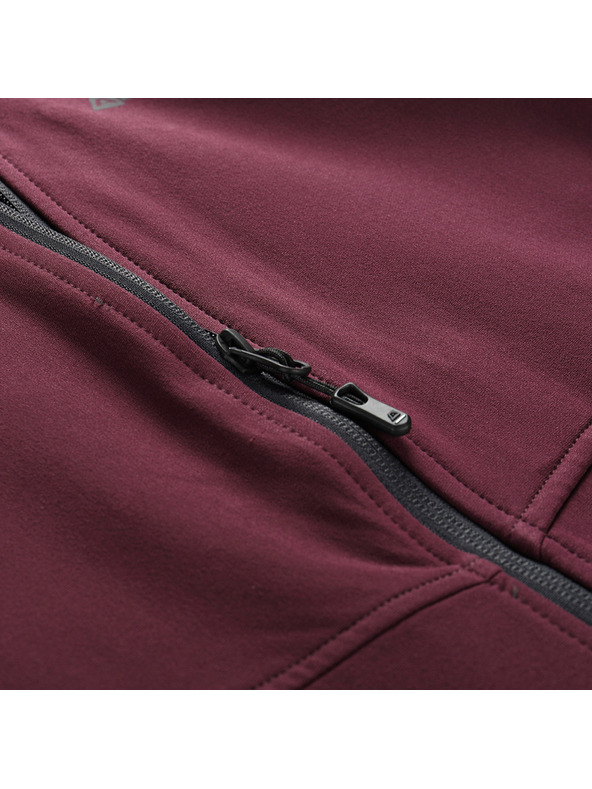 ALPINE PRO Ženska softshell jakna s DWR tretmanom ALPINE PRO ANUKA smokva