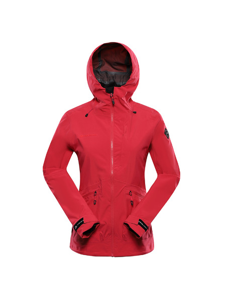 ALPINE PRO Ženska vodootporna jakna s PTX membranom ALPINE PRO ZARRA malina