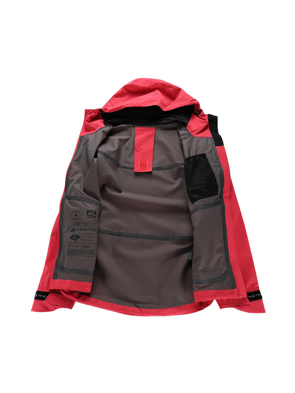ALPINE PRO Ženska vodootporna jakna s PTX membranom ALPINE PRO ZARRA malina