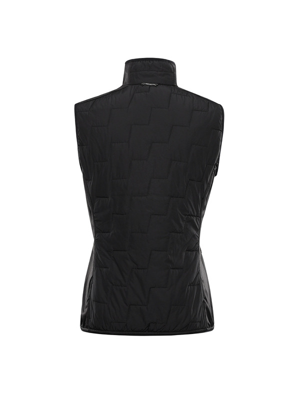 ALPINE PRO Ženski topli prsluk s merino punjenjem ALPINE PRO NERCA crna